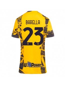 Billige Inter Milan Nicolo Barella #23 Tredjedrakt Dame 2024-25 Kortermet